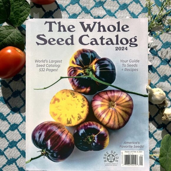 The Whole Seed Catalog 2024 Book Magazine Coffee Table Decor Baker Creek Heirloo - Picture 14 of 14